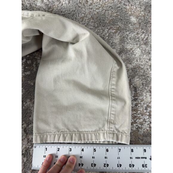 Ann Taylor Size 6 Cropped Button Straight Leg Pants Gray Zip Casual Pockets - Picture 7 of 10